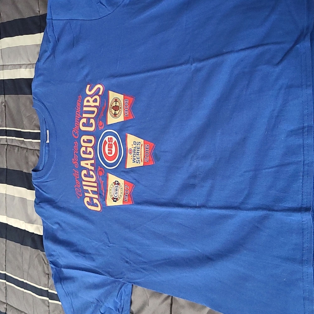 Mens chicago cubs size XXL 2016 works series long sleeve shirt